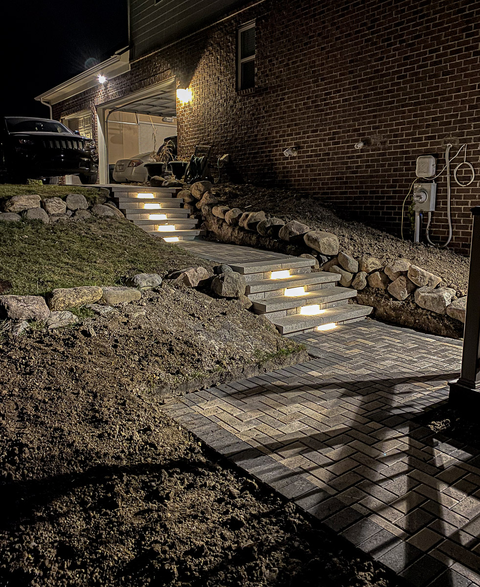 Led Paver Stairs